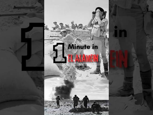 Battle of El Alamein in 1 Minute: Rommel’s First Major Defeat!