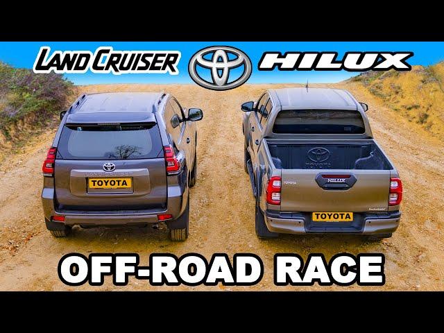 Toyota Hilux vs Land Cruiser: which is best OFF-ROAD?