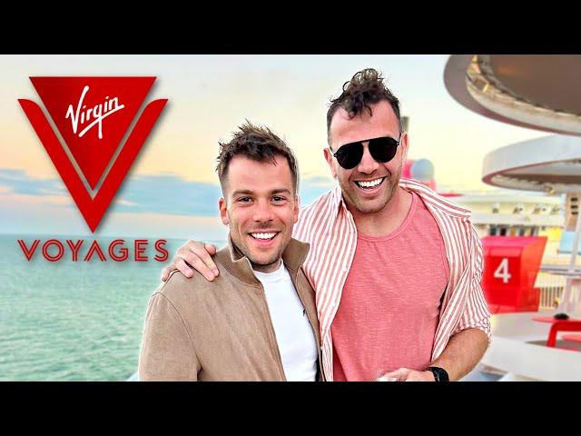 Cruise Travel Day & Embarkation on the Resilient Lady with Virgin Voyages!  (Day 1 & 2 Onboard)