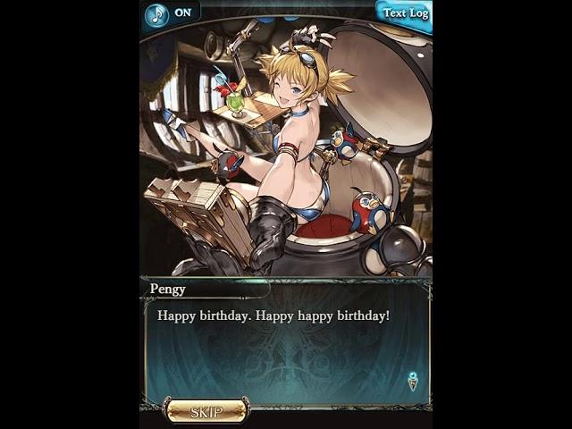 Granblue Fantasy Birthday Message Pengy