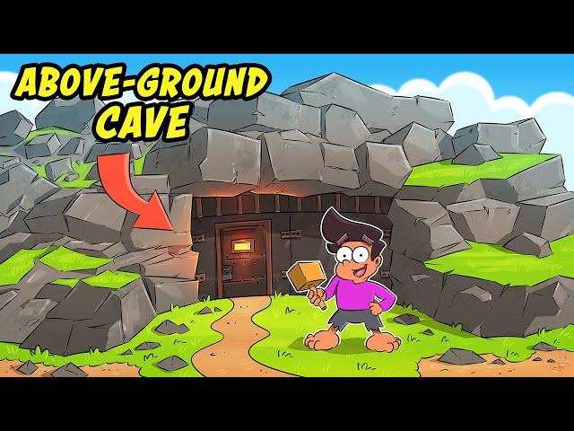 THIS ROCK is basically an ABOVE GROUND CAVE!!!