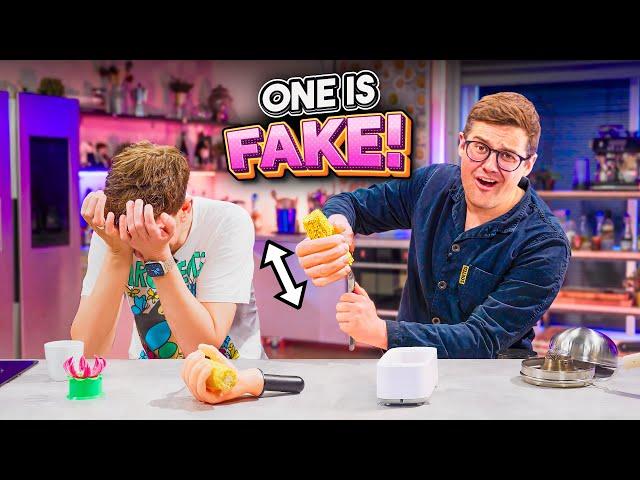 Chef Reviews Kitchen Gadgets BUT One Is Fake! | Sorted Food