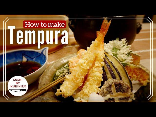 How to make tempura at home. Step by step guide.