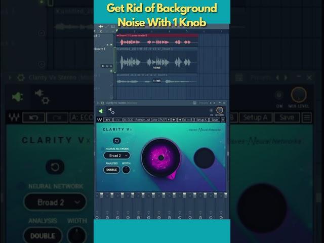 The best De-verb and De-Noise plugin so far 2023: Waves Clarity Vx #Shorts
