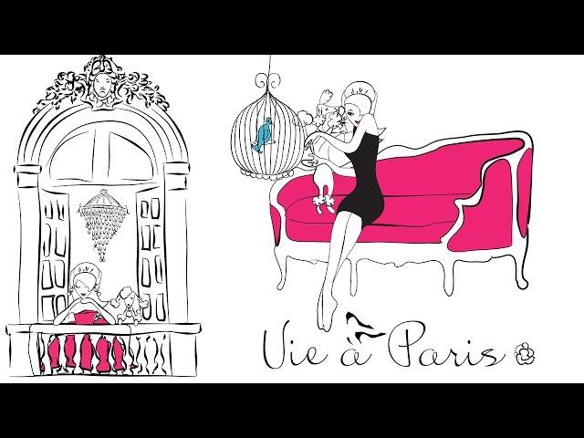 Vie a Paris An Illustrated Book by Elaine Biss