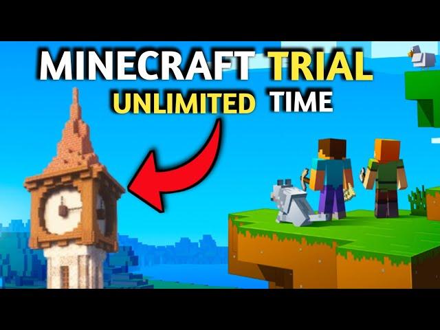 How To Play Minecraft Trial Unlimited Time | Minecraft Trial Mein Unlimited Time Kaise Khele