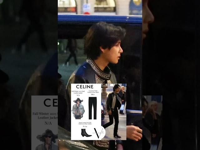 Taehyung Celine outfits cost #kimtaehyung #taehyung #taetae #ytshorts #bts #v #tae #shorts #celine