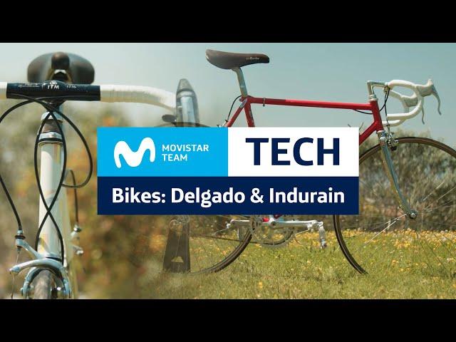 Pedro Delgado and Miguel Indurain's bikes | Movistar Team Tech