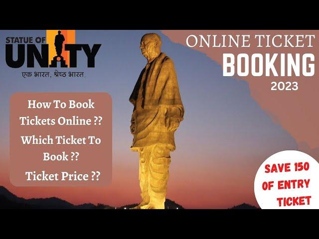 Statue Of Unity Online Ticket Booking |ऑनलाइन टिकट बुकिंग स्टेच्यू ऑफ यूनिटी