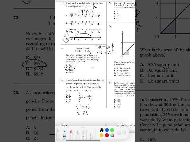 Solving Probability Problem: Finding Total Items in a Box #SHSAT #Math #ProbabilityMath, #SHSATMath