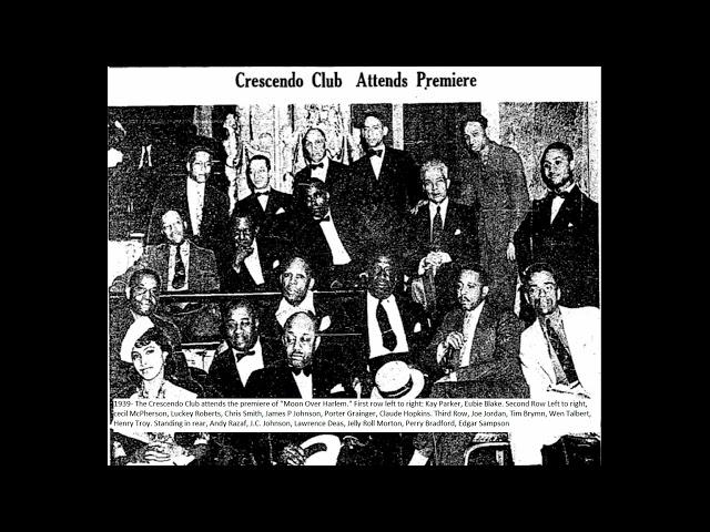 Eubie Blake Luckey Roberts James P  Johnson Jelly Roll Morton 1939 N.Y stride pianists. A. Razaf-