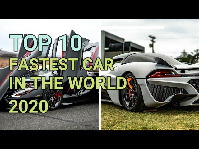 Top 10 Fastest Car In The World 2020 | Latest | KarsH Creations