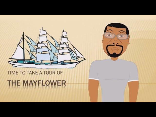 Tour of the Mayflower (Thanksgiving for Kids) Educational Videos for Students (Cartoon)