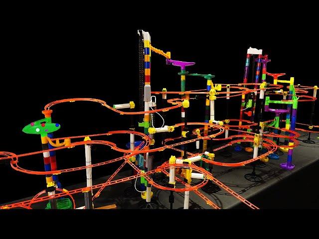 The World's Longest marble run race (w Commentary!)