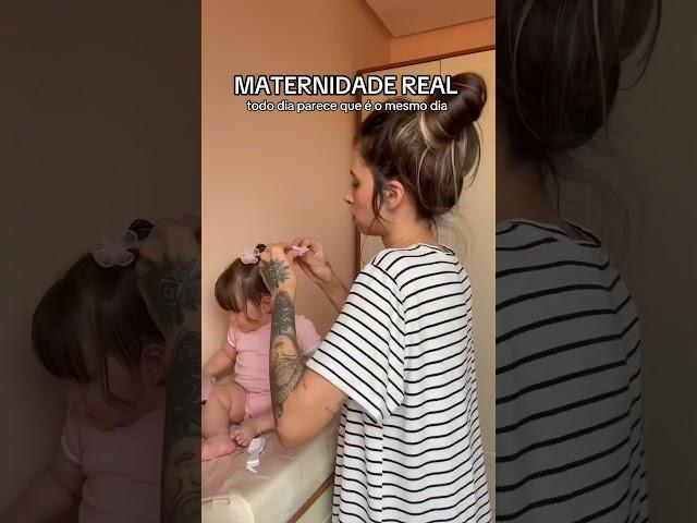 ROTINA REAL ️ créditos: ianne_fernandeees #maternidadereal #bebe #rotinacombebe