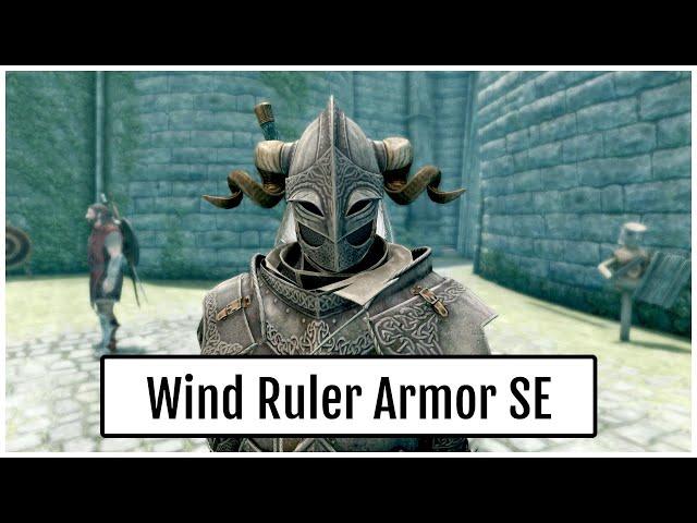 Skyrim Outfit Mods : Wind Ruler Armor SE Showcase