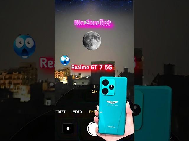 Realme GT 7 Dream Edition Moon Zoom Test! 
