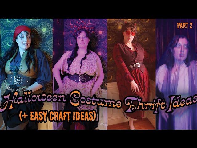 How to Thrift Clothes for Your Halloween Costumes (+ easy crafts) | pt 2