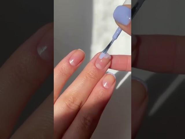 5 ways you can do a French tip on SHORT nails! #shorts #diynails #frenchtip #diymanicure #nails