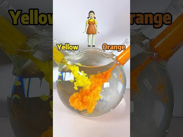 Glass Ball Mixed Color（ Squid Games 58）Mixing Color｜Satisfying Relaxing| Paint| ASMR Art#squidgame