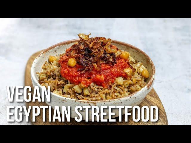 The BEST Koshari in the world - Egyptian Vegan Street Food