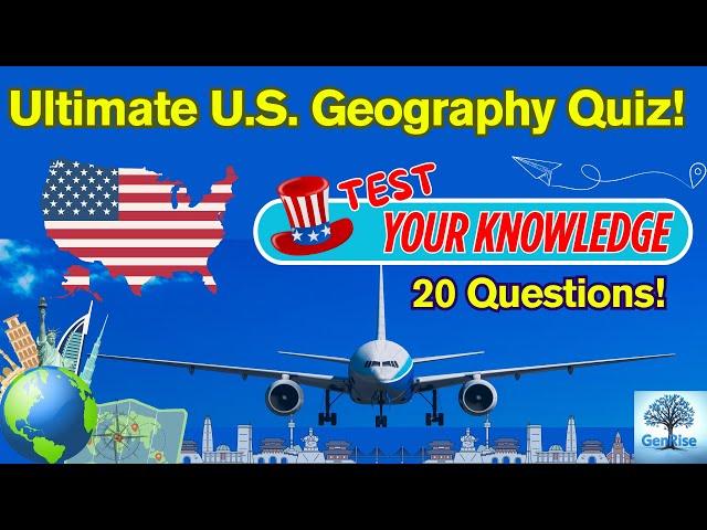 Ultimate U.S. Geography Quiz: Test Your Knowledge of States, Capitals & Landmarks!