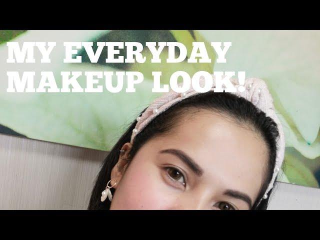 MY EVERYDAY MAKEUP LOOK (VLOG #22) |ABBY CENDANA