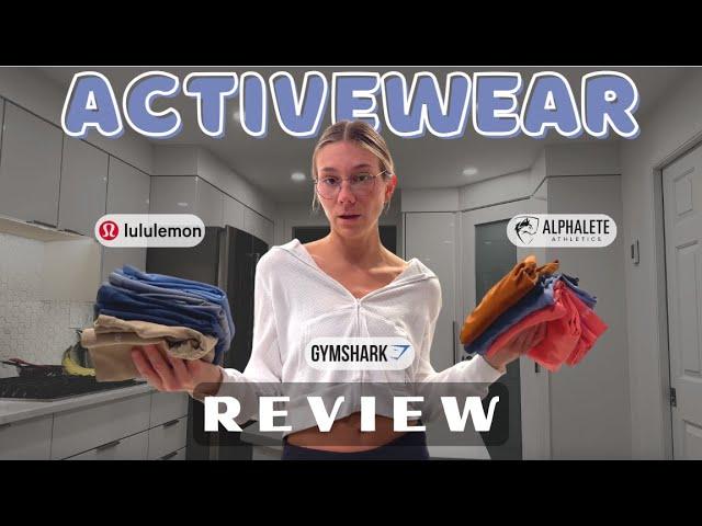 Activewear brands REVIEW | ALPHALETE vs GYMSHARK vs LULULEMON | The brand I NEVER wear anymore..