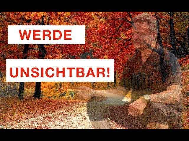 Übernatürliche Kräfte: So machst Du Dich unsichtbar