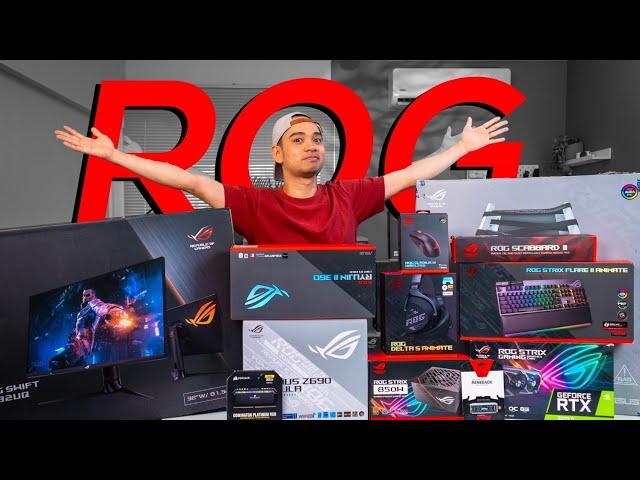 Rp84 JUTA! Dikasih CHALLENGE buat ngerakit PC SERBA RoG!!!