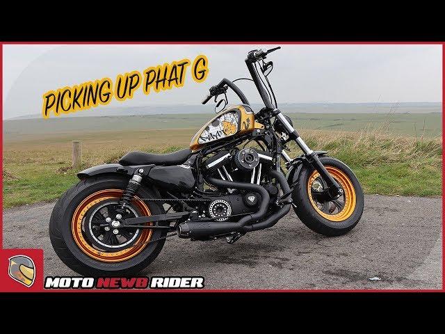 Picking up my 2019 Harley Davidson Sportster PhatG