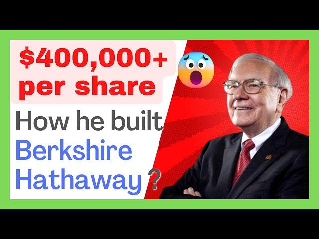 Story of Berkshire Hathaway | $400,000 per share | Warren Buffett | Life Changing Story