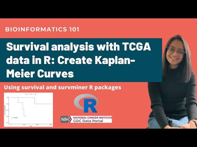 Survival analysis with TCGA data in R | Create Kaplan-Meier Curves