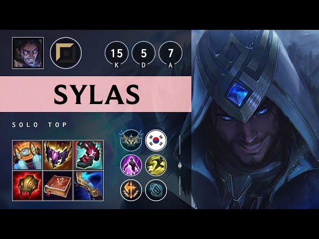 Sylas Top vs Malphite - KR Challenger Patch 25.10