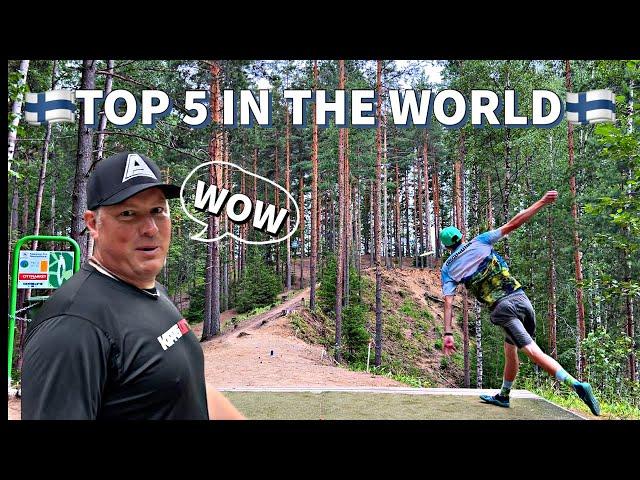 I PLAYED THE BEST COURSE IN EUROPE!!! (Kippasuo DiscGolfPark World) ft. Avery Jenkins