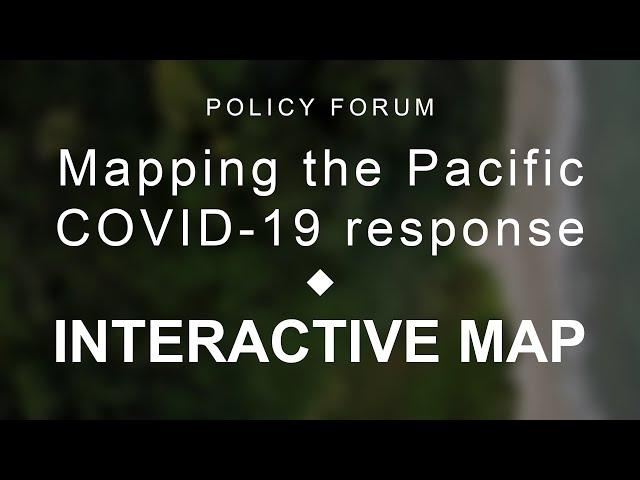 Mapping the Pacific COVID-19 response