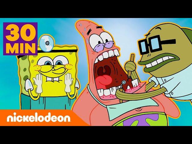 سبونج بوب | 30 دقيقة من أفضل اللحظات الطبية في قاع الهامور | Nickelodeon Arabia