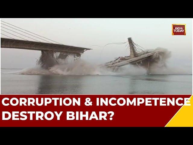 CM Nitish Kumar Orders Probe As Under Construction Bridge Collapses In Bihar's Bhagalpur