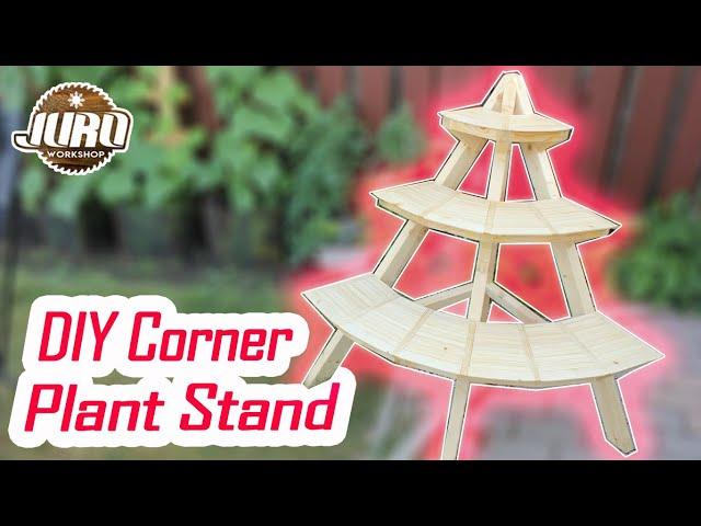 Indoor Corner Display Shelf Plant Stand | JURO Workshop