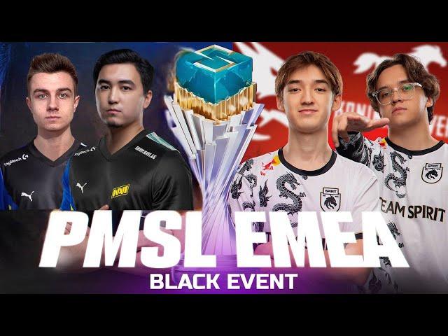  PMSL EMEA BLACK EVENT | NAVI, TEAM SPIRIT, BRUTE FORCE, VIRTUS PRO, FALSONS, S2G, HEROIC