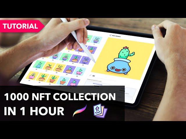 Drawing Tutorial | NFT Collection with Procreate