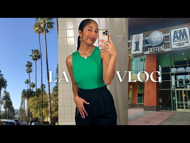 LA VLOG ️ being a music girl boss & working with Interscope Records 