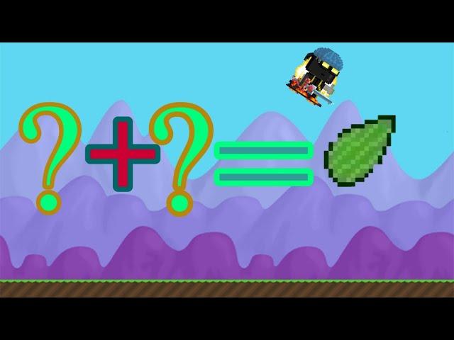 Growtopia how to make grass seed!