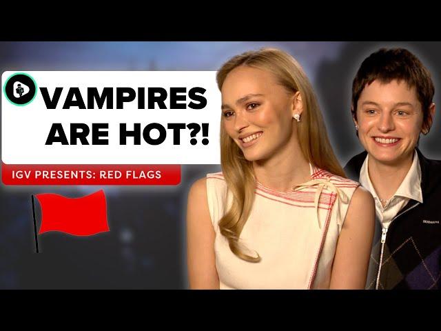 Lily-Rose Depp & Emma Corrin REVEAL Their Dating Red Flags  | Nosferatu Interview