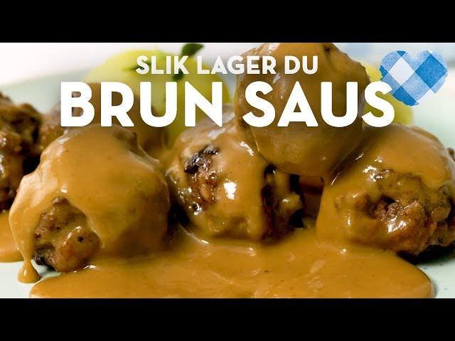 Oppskrift på klassisk brun saus. Lag den én gang og husk den resten av livet | TINE Kjøkken