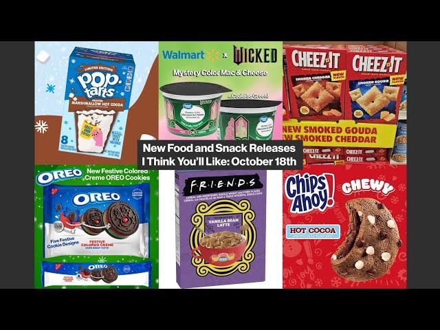 New Snack Releases from Pop-Tarts, OREO, Friends Cereal, & Wicked Mac & Cheese #snacks #Snack #food