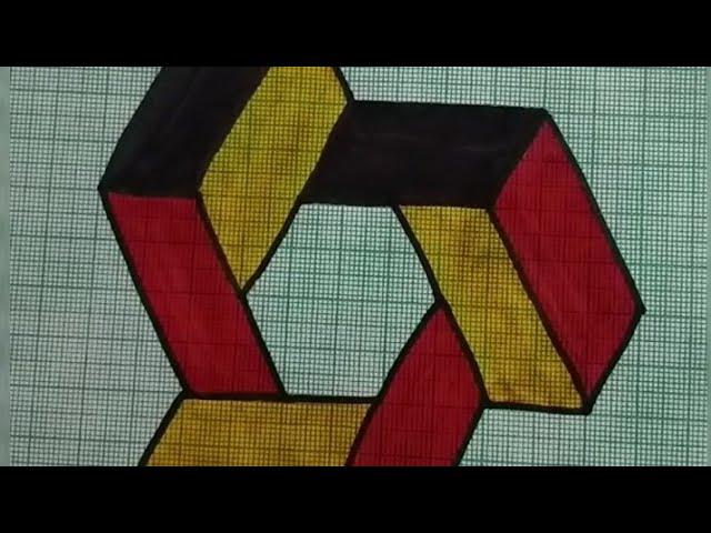 How to draw a 3D drawing #short #Art SM 26 #youtube #like #viral #popular #amazing