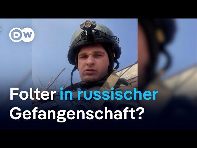 Stromstöße und Schläge: Ukrainischer Soldat berichtet über Kriegsgefangenschaft | DW Nachrichten