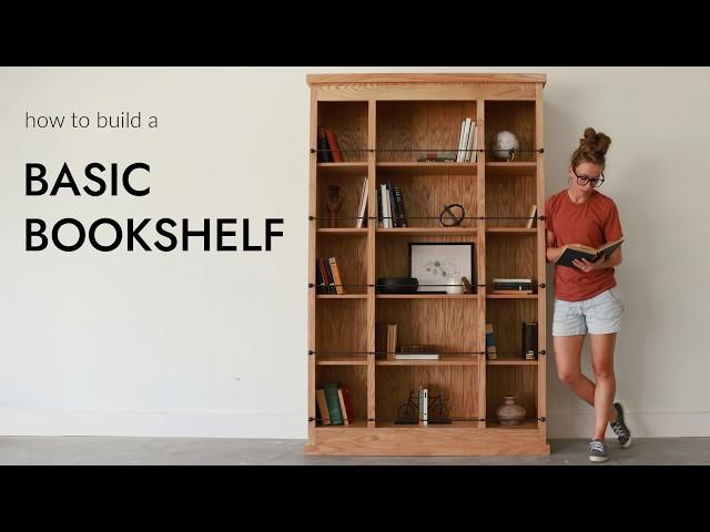 How to Build a Basic Bookcase with "Faux" Gallery Rails