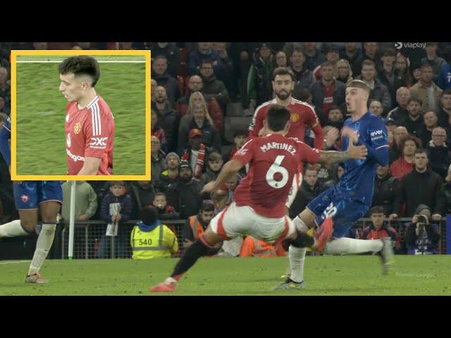  Chelsea are ROBBED as Lisandro Martínez ESCAPED RED CARD for FOUL on Cole Palmer ?